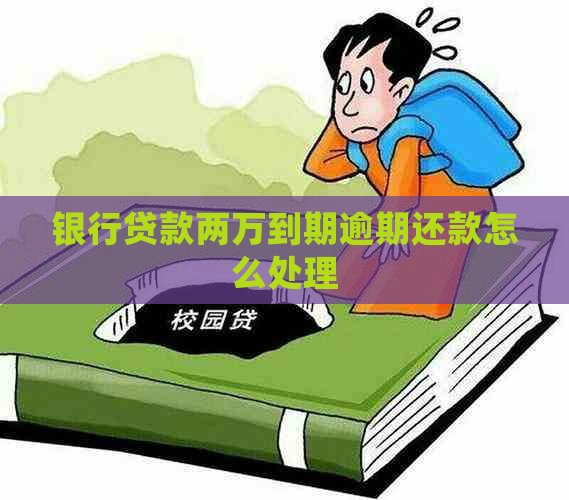 银行贷款两万到期逾期还款怎么处理