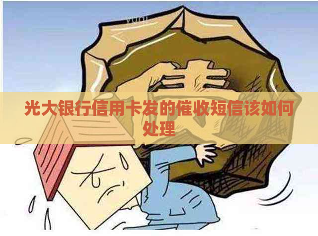 光大银行信用卡发的短信该如何处理