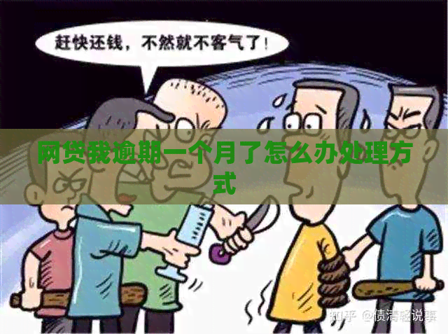 网贷我逾期一个月了怎么办处理方式