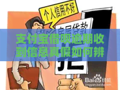 支付宝借呗逾期收到信息真假如何辨别