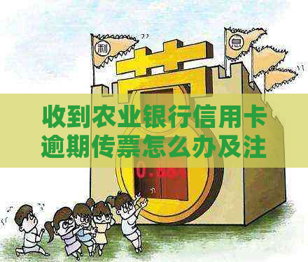 收到农业银行信用卡逾期传票怎么办及注意事项