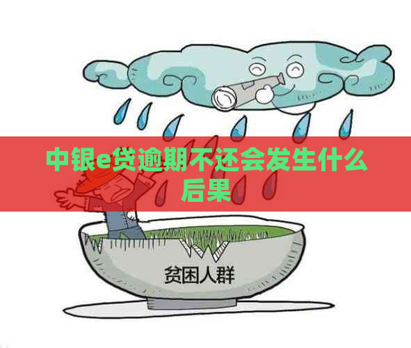 中银e贷逾期不还会发生什么后果