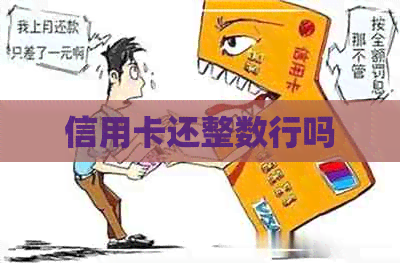信用卡还整数行吗
