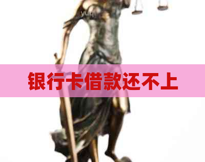 银行卡借款还不上