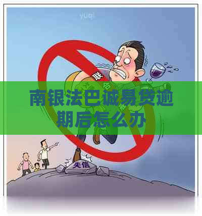 南银法巴诚易贷逾期后怎么办