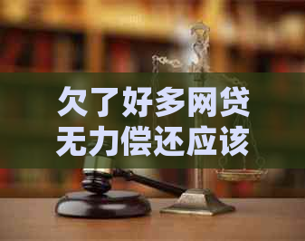 欠了好多网贷无力偿还应该怎么办