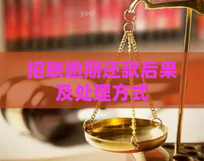 招联逾期还款后果及处理方式