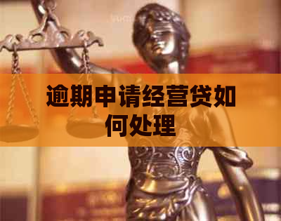 逾期申请经营贷如何处理