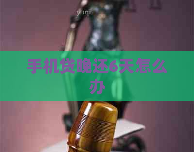手机贷晚还6天怎么办