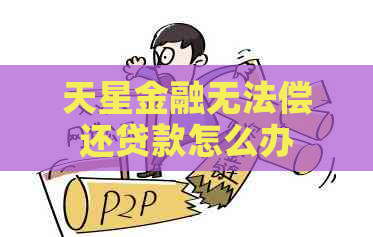 天星金融无法偿还贷款怎么办