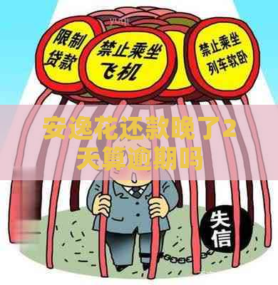 安逸花还款晚了2天算逾期吗