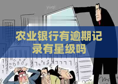 农业银行有逾期记录有星级吗