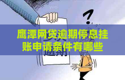 鹰潭网贷逾期停息挂账申请条件有哪些
