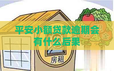 平安小额贷款逾期会有什么后果
