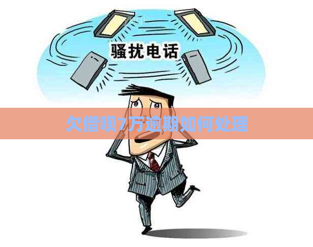 欠借呗7万逾期如何处理