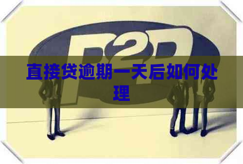 直接贷逾期一天后如何处理