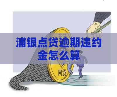 浦银点贷逾期违约金怎么算