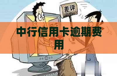 中行信用卡逾期费用