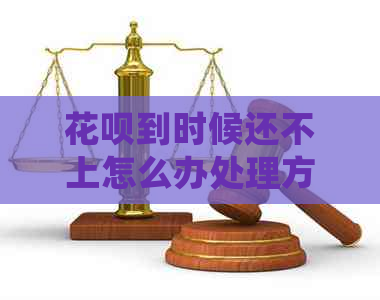 花呗到时候还不上怎么办处理方式