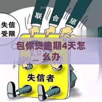 包你贷逾期4天怎么办