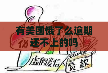 有美团饿了么逾期还不上的吗
