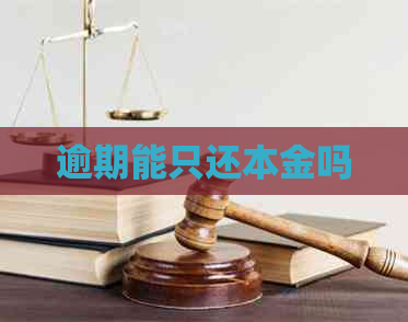 逾期能只还本金吗