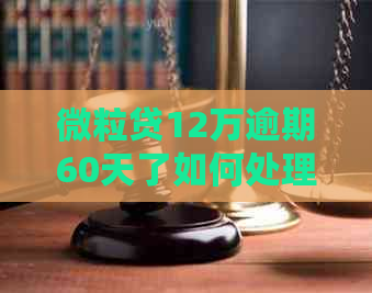 微粒贷12万逾期60天了如何处理