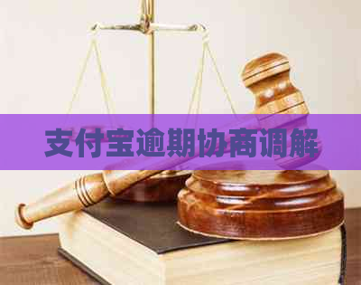 支付宝逾期协商调解