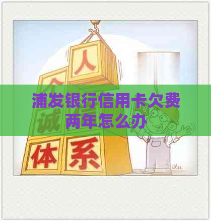 浦发银行信用卡欠费两年怎么办