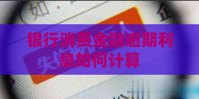 银行消费金融逾期利息如何计算