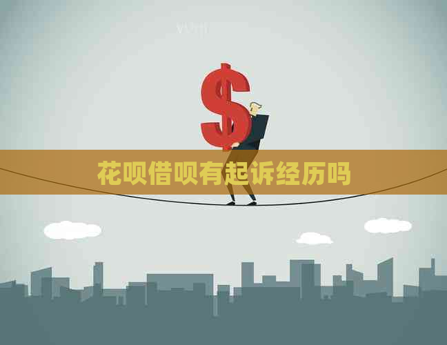 花呗借呗有起诉经历吗