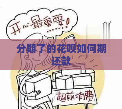 分期了的花呗如何期还款