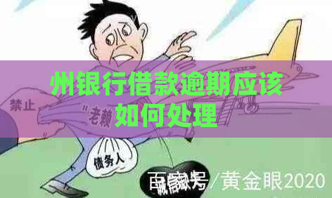 州银行借款逾期应该如何处理