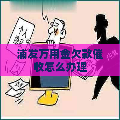 浦发万用金欠款怎么办理