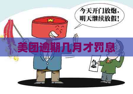 美团逾期几月才罚息