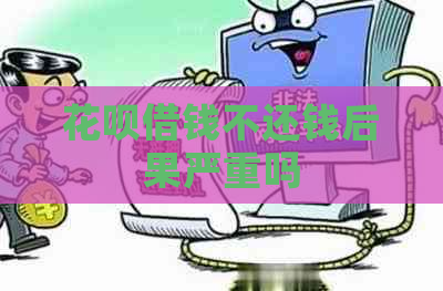 花呗借钱不还钱后果严重吗