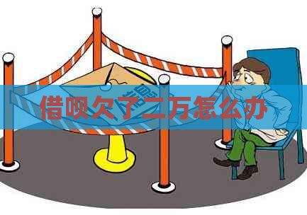 借呗欠了二万怎么办