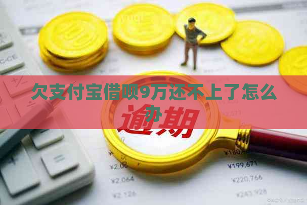 欠支付宝借呗9万还不上了怎么办