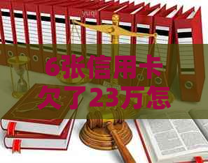 6张信用卡欠了23万怎么还