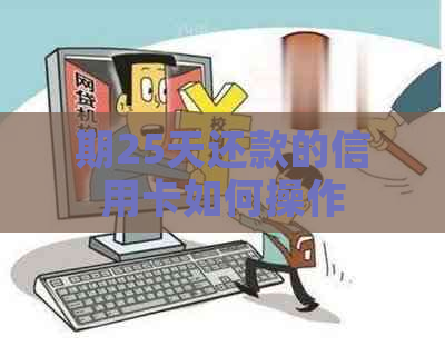 期25天还款的信用卡如何操作