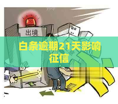 白条逾期21天影响