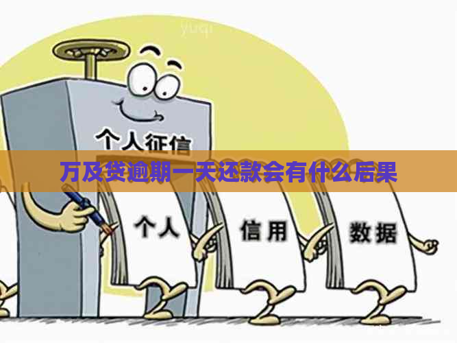 万及贷逾期一天还款会有什么后果