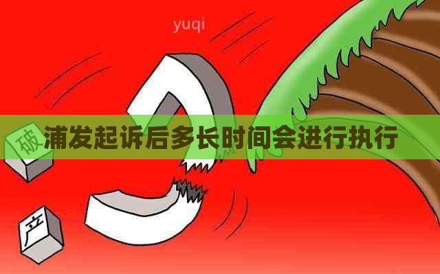 浦发起诉后多长时间会进行执行