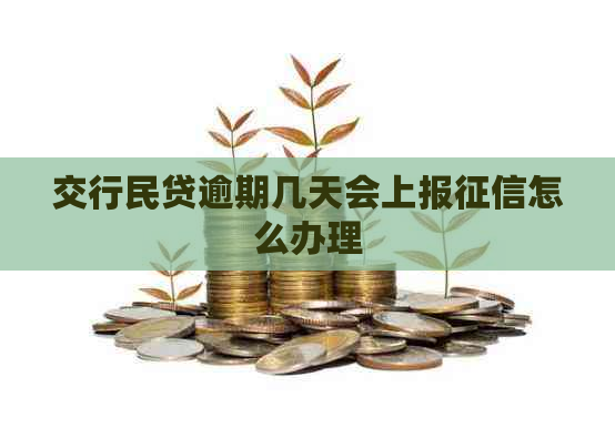 交行民贷逾期几天会上报怎么办理