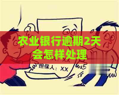 农业银行逾期2天会怎样处理