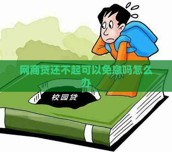 网商贷还不起可以免息吗怎么办