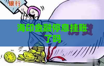 海印金融停息挂账了吗