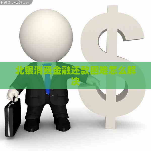 北银消费金融还款困难怎么解决