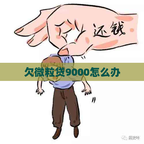 欠微粒贷9000怎么办