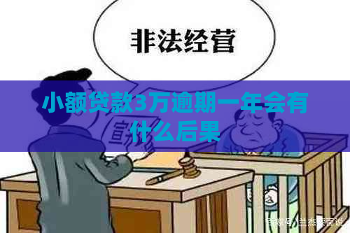 小额贷款3万逾期一年会有什么后果